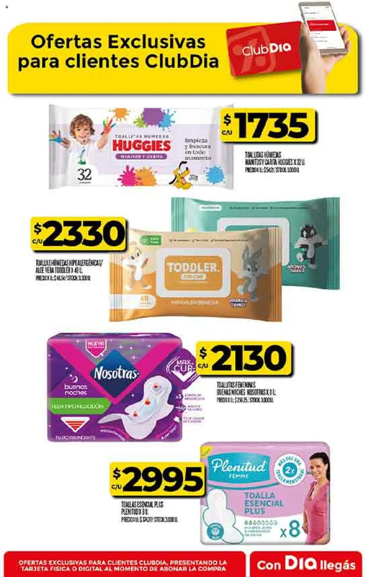 Supermercado DIA Ofertas - Salta y Jujuy │ válido desde el 06.08.2025 | Página: 55 | Productos: Toalla, Toallas