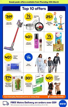 Preview of Big W Catalogue - valid from 12.03.2026 | Page: 2 | Products: Underwear, Socks, Mattress, Pillow