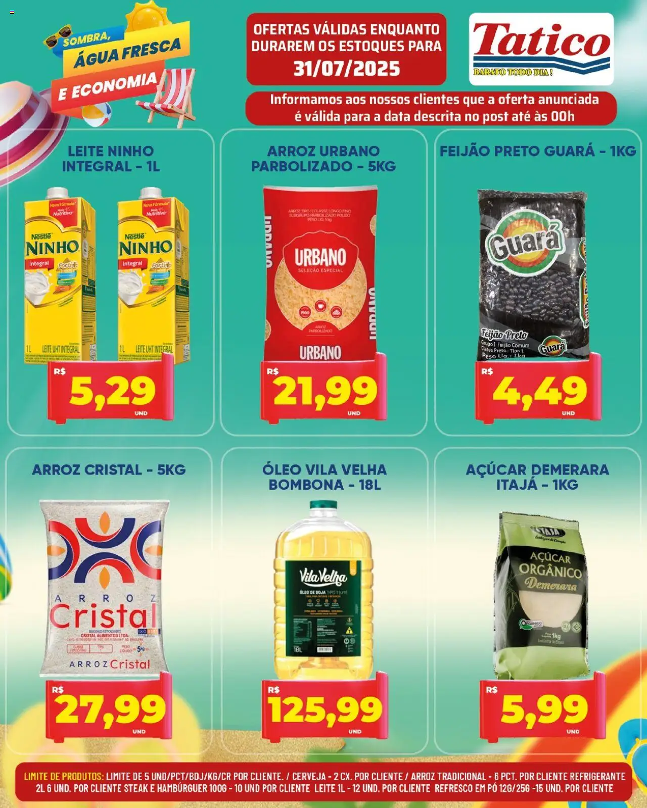 Tatico Folheto - válido de 31.07.2025 | Página: 10 | Produtos: Pó, Refresco, Arroz, Refrigerante