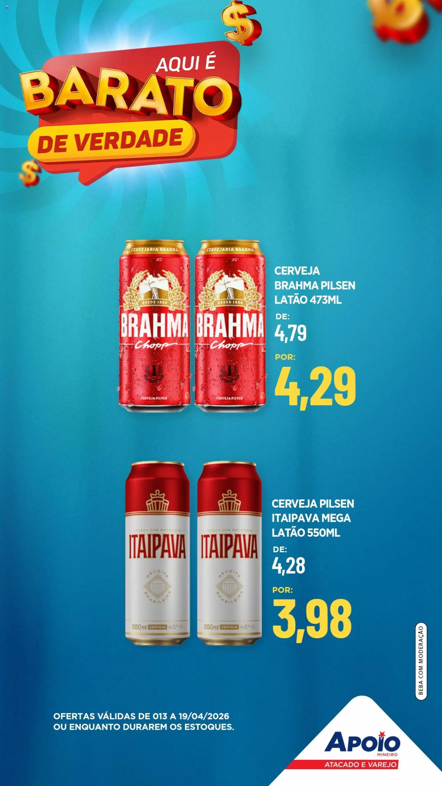 Apoio Mineiro Folheto - válido de 13.04.2026 | Página: 2 | Produtos: Cerveja