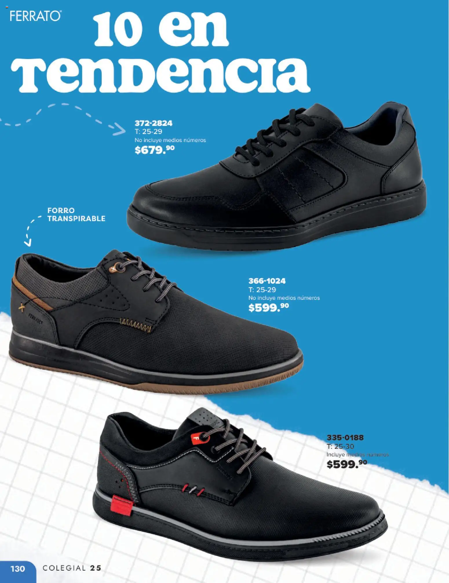 Nuevas ofertas de Andrea válidas en toda la República Mexicana desde el 25.05.2025. ¡Encuentra las mejores ofertas en Andrea catálogo Colegial ! | Página: 130