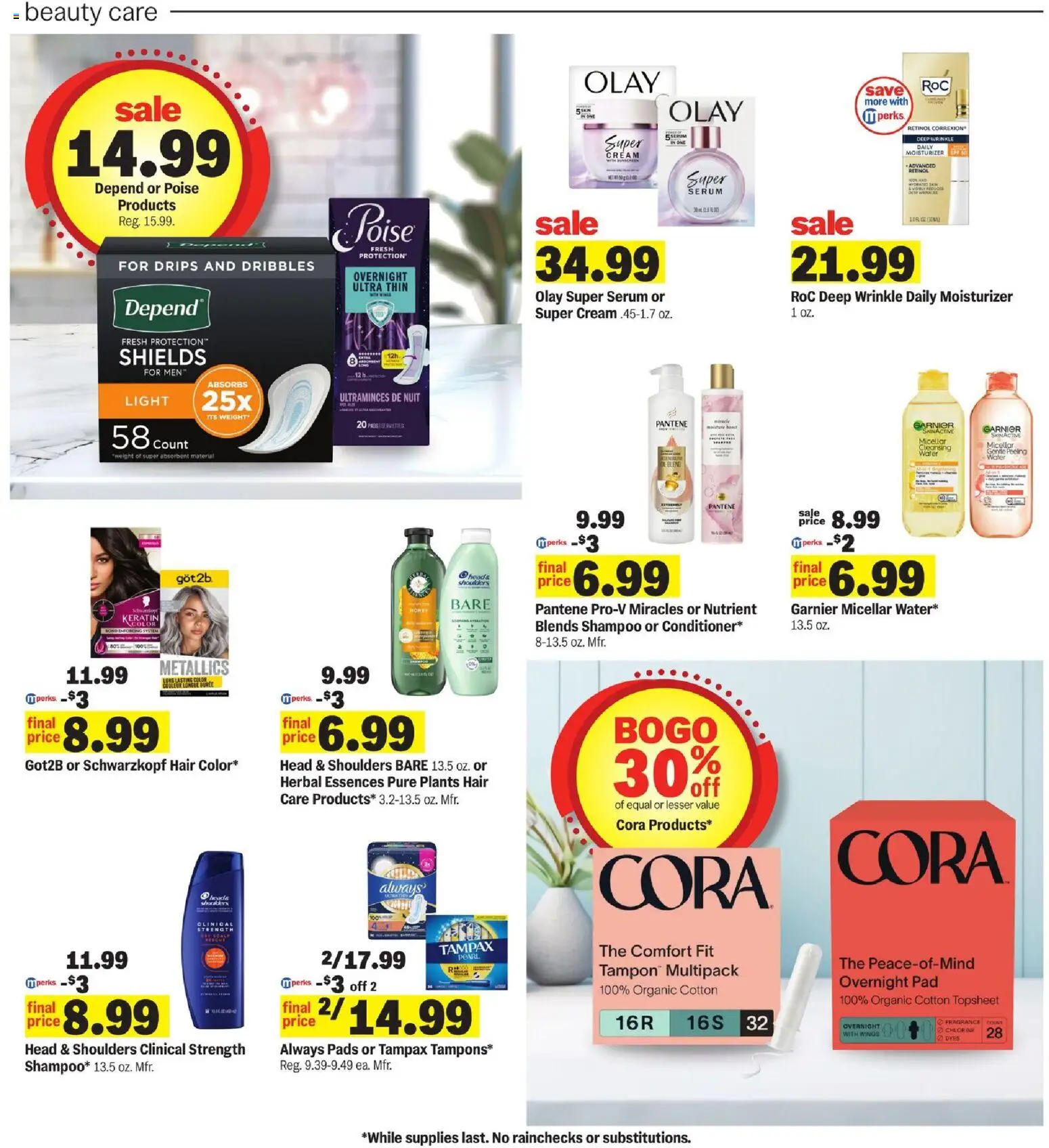 Meijer Weekly Ad - valid from 14.01.2026 | Page: 32 | Products: Fragrance, Shampoo, Pads, Water