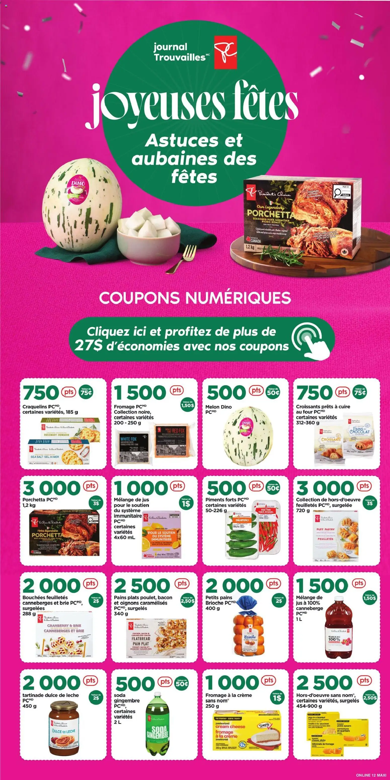Maxi flyer valid from 04.12.2025 | Page: 19 | Products: Cream, Blanket, Cheese, Pork