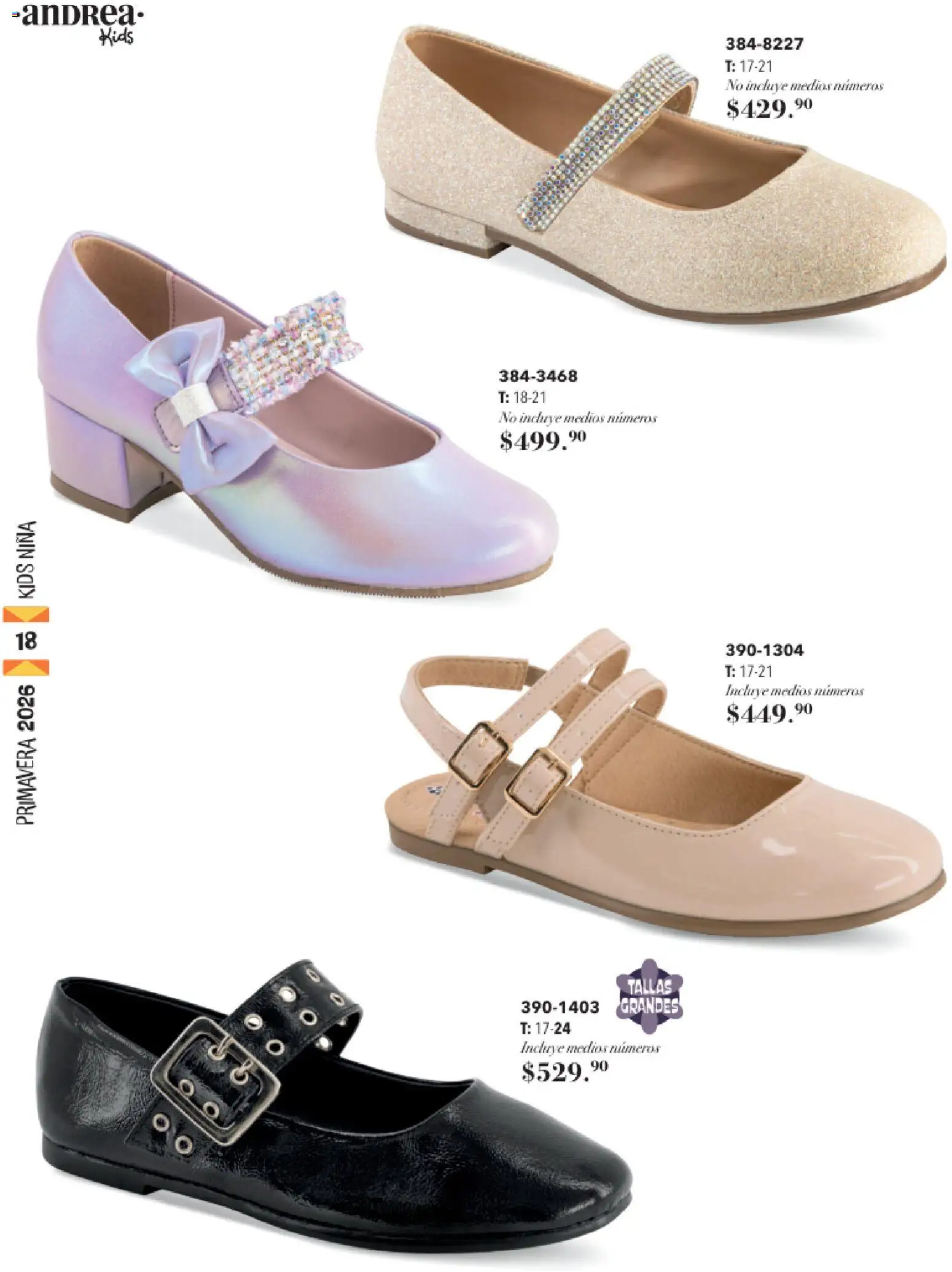 Nuevas ofertas de Andrea válidas en toda la República Mexicana desde el 25.01.2026. ¡Encuentra las mejores ofertas en Andrea catálogo Infantil! | Página: 18