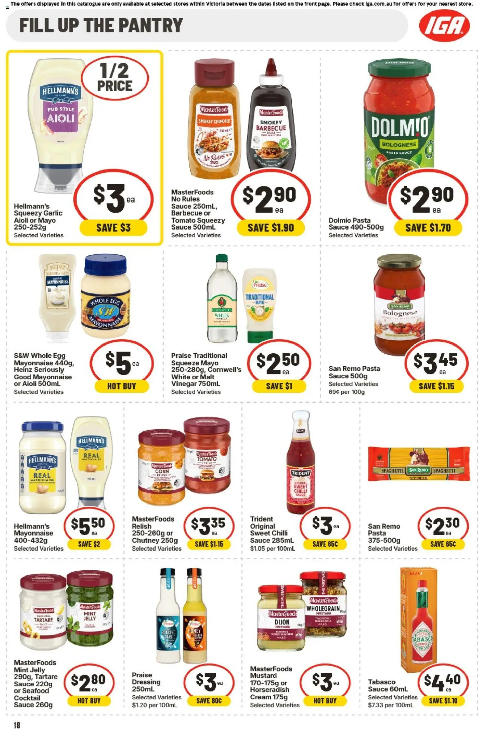 IGA catalogue - valid from 24.12.2025 | Page: 21 | Products: Mustard, Cream, Sauce, Seafood