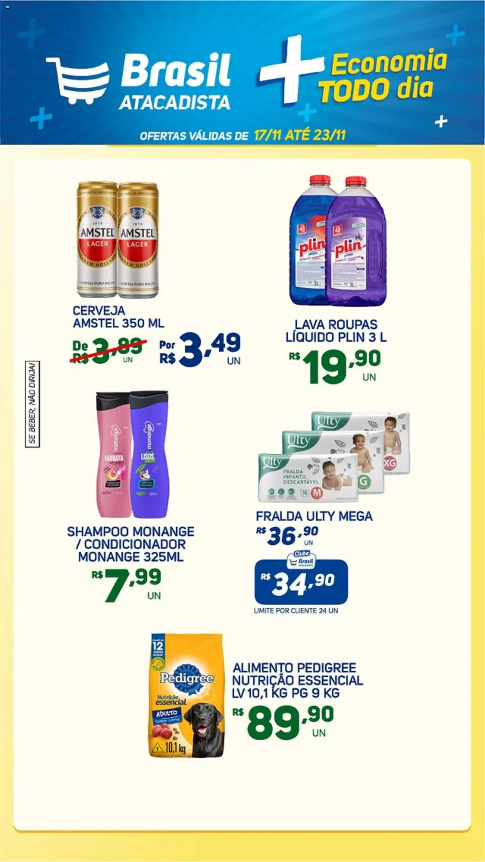 Brasil Atacadista Folheto - válido de 17.11.2025 | Página: 2 | Produtos: Shampoo, Condicionador, Cerveja, Roupas