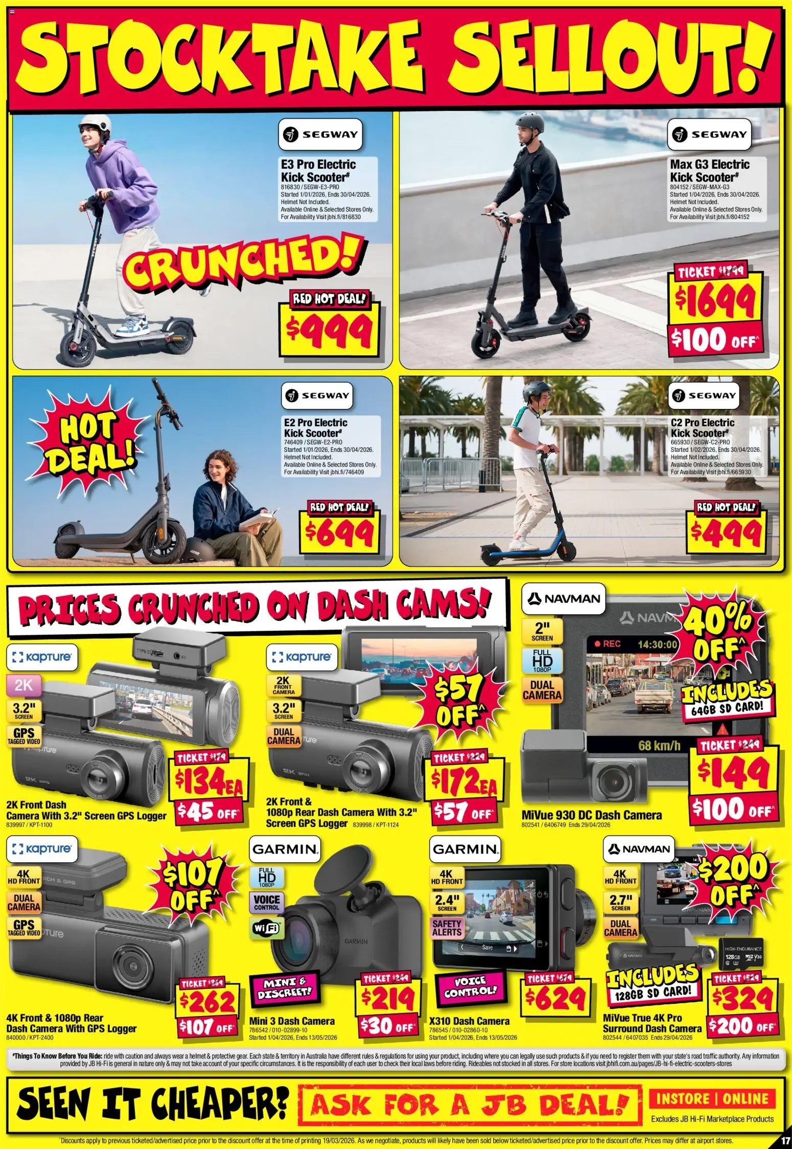 JB Hi-Fi catalogue - valid from 02.04.2026 | Page: 17 | Products: Camera, Video camera, Screen