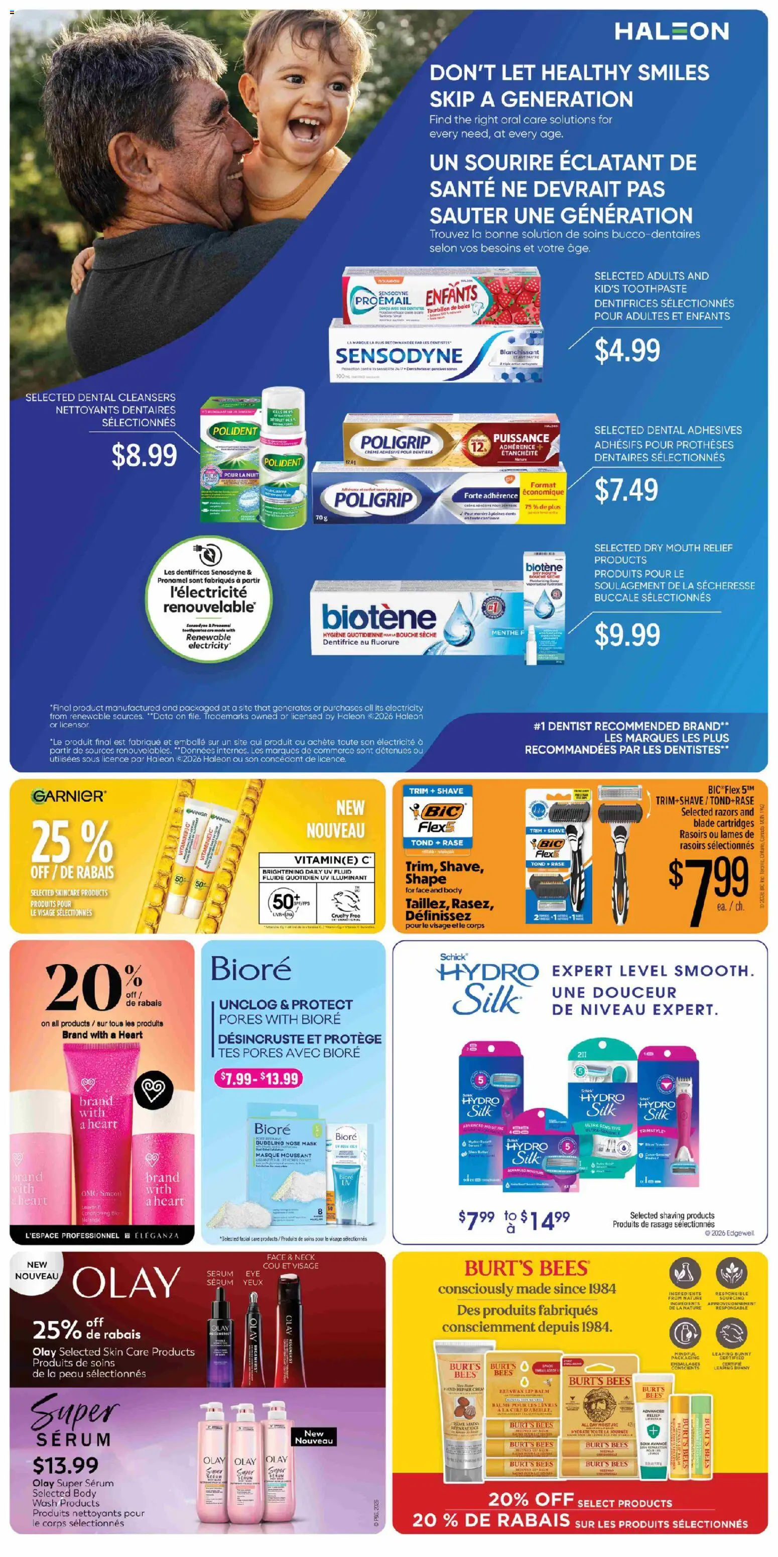 Jean Coutu flyer valid from 16.04.2026 | Page: 8 | Products: Mask, Body wash, Toothpaste, Butter