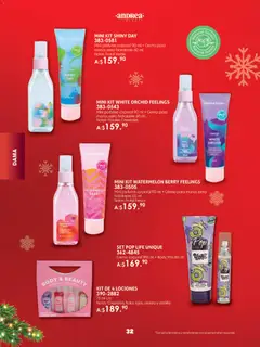 Vista previa de Andrea catálogo Guía de regalos, nuevo folleto de la tienda, válido en México a partir del 23.11.2025 | Página: 32 | Productos: Crema, Body, Perfume, Crema corporal