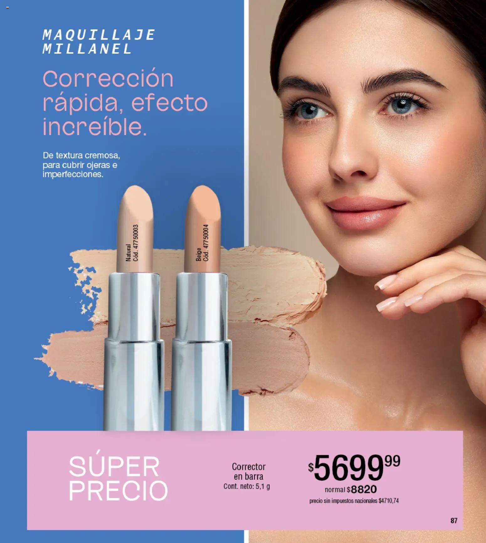 Millanel - Catálogo │ válido desde el 02.03.2026 | Página: 87 | Productos: Maquillaje