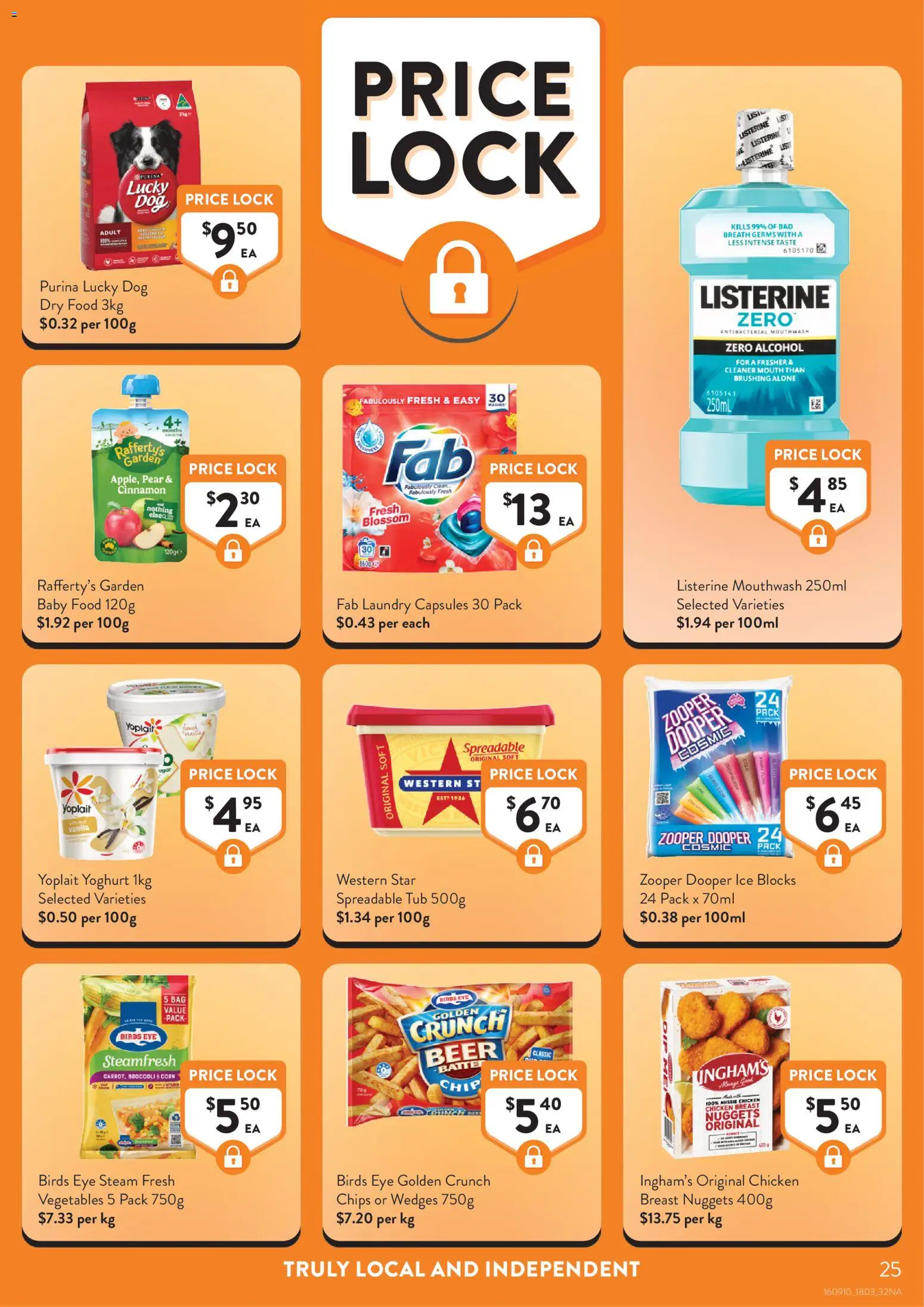 Foodworks catalogue - valid from 18.03.2026 | Page: 25 | Products: Cleaner, Baby food, Vegetables, Laundry