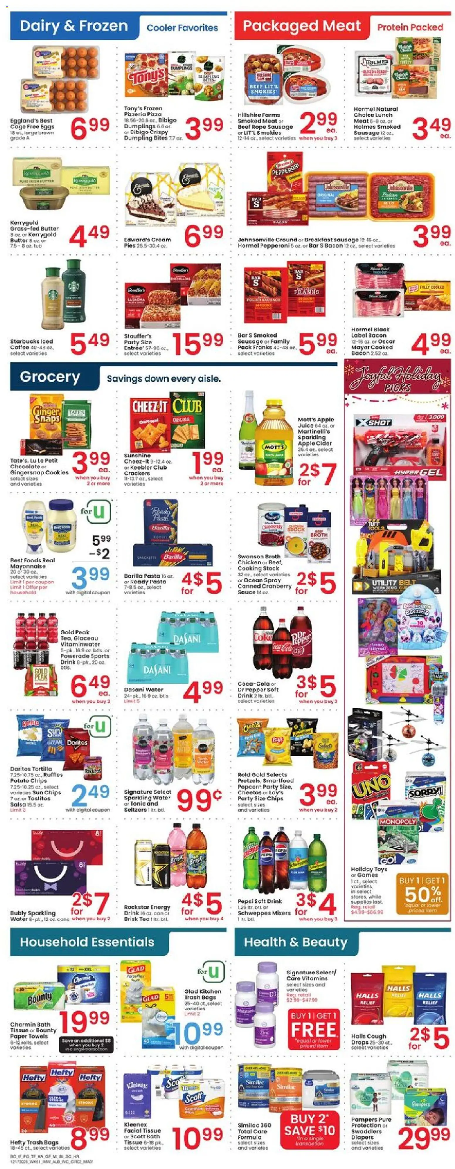 Albertsons Weekly Ad - valid from 17.12.2025 | Page: 3 | Products: Ginger, Bath, Cream, Beet