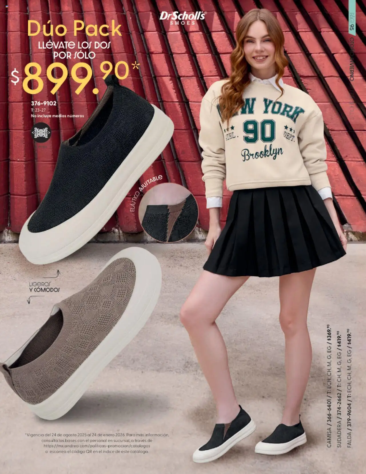 Nuevas ofertas de Andrea válidas en toda la República Mexicana desde el 25.08.2025. ¡Encuentra las mejores ofertas en Andrea - Catálogo Dr Scholls! | Página: 10 | Productos: Camisa, Sudadera, Falda