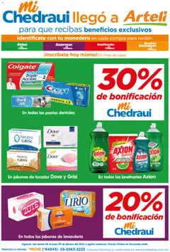 Vista previa de Arteli folleto MiChedraui, nuevo folleto de la tienda, válido en México a partir del 06.02.2026