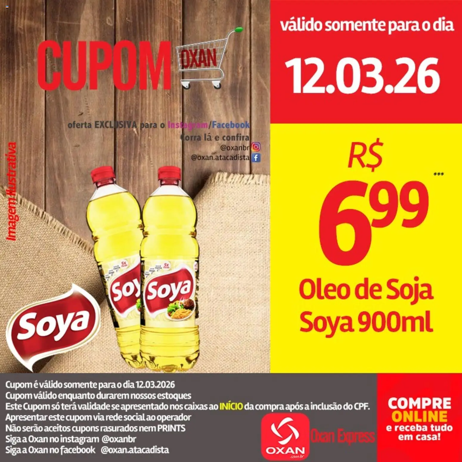 Oxan Atacadista Folheto - válido de 12.03.2026 | Página: 14 | Produtos: Óleo, Soja