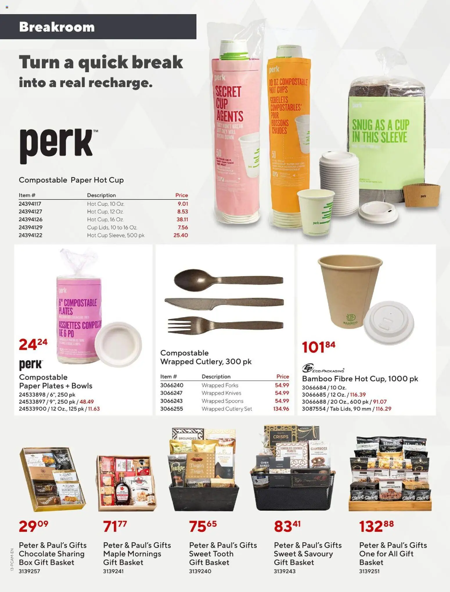 Staples flyer valid from 05.12.2025 | Page: 13 | Products: Cookies, Oven, Basket, Shorts