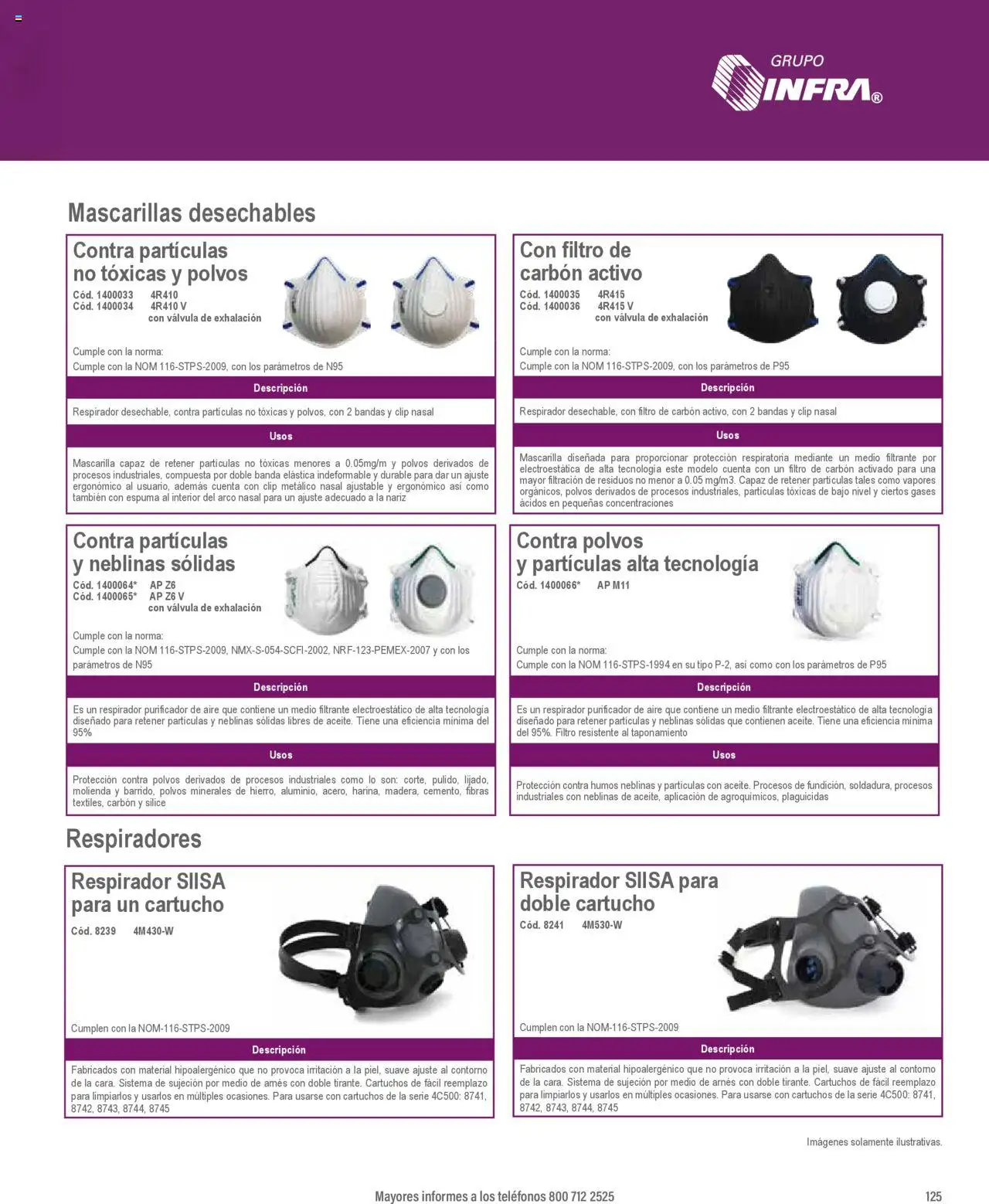 Nuevas ofertas de Infra válidas en toda la República Mexicana desde el 07.01.2025. ¡Encuentra las mejores ofertas en Infra catálogo Protección industrial! | Página: 13 | Productos: Purificador, Válvula, Purificador de aire, Mascarilla