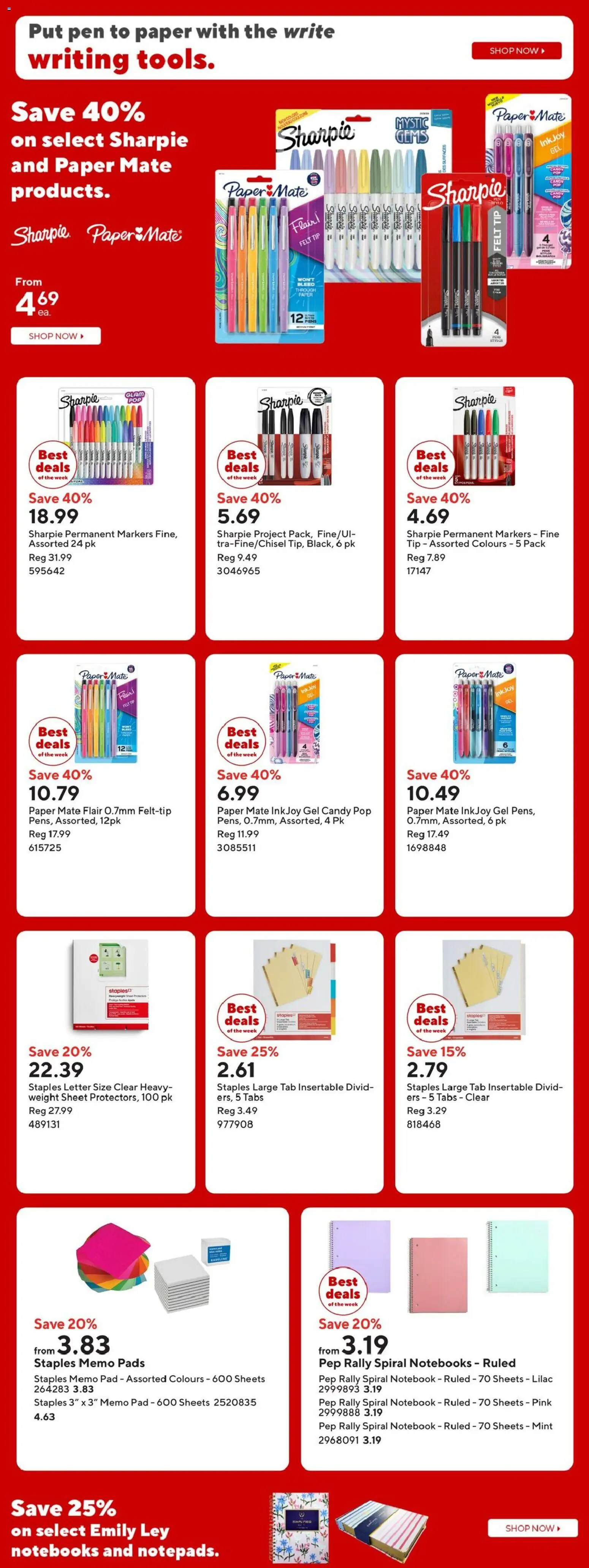 Staples flyer valid from 24.04.2026 | Page: 13 | Products: Notebook