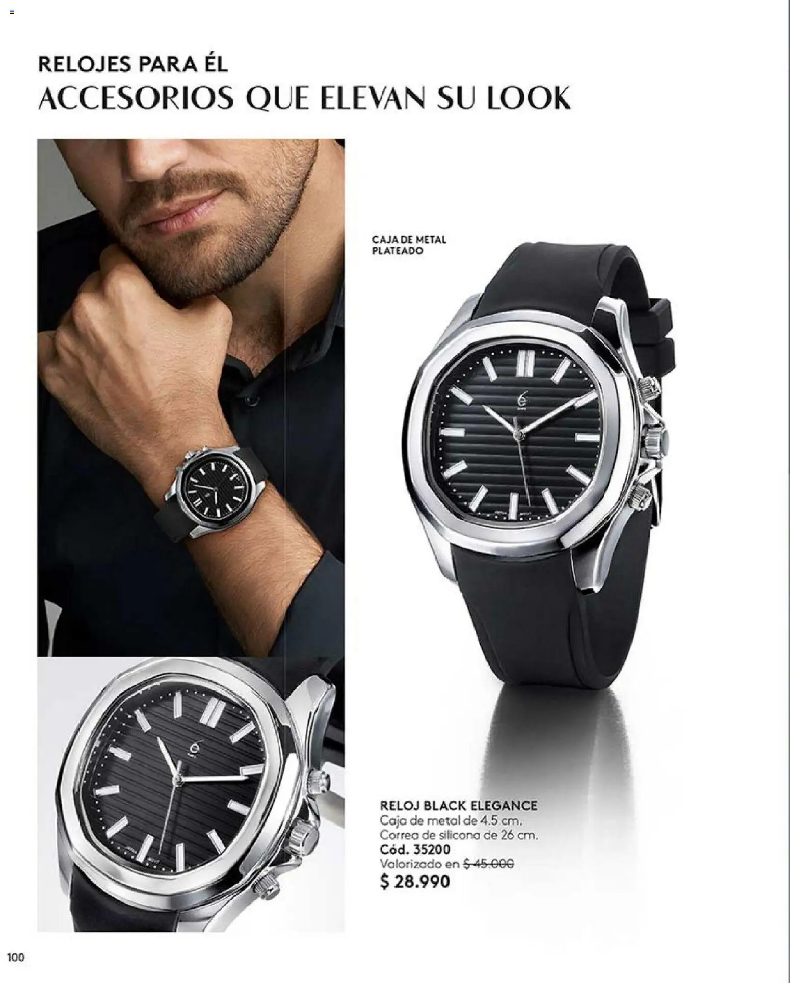 Catálogo Ésika Campaña 1 │ válido desde el 01.01.2026 | Página: 100 | Productos: Caja, Reloj