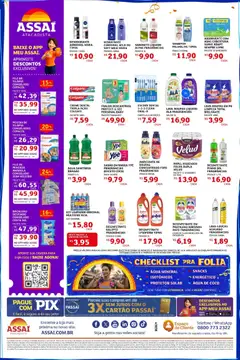 Encarte Assaí Atacadista - CE - Pré-Visualização do folheto da loja Assaí Atacadista, válido de 16.02.2026 | Página: 2 | Produtos: Pó, Água mineral, Desinfetante, Sabonete líquido