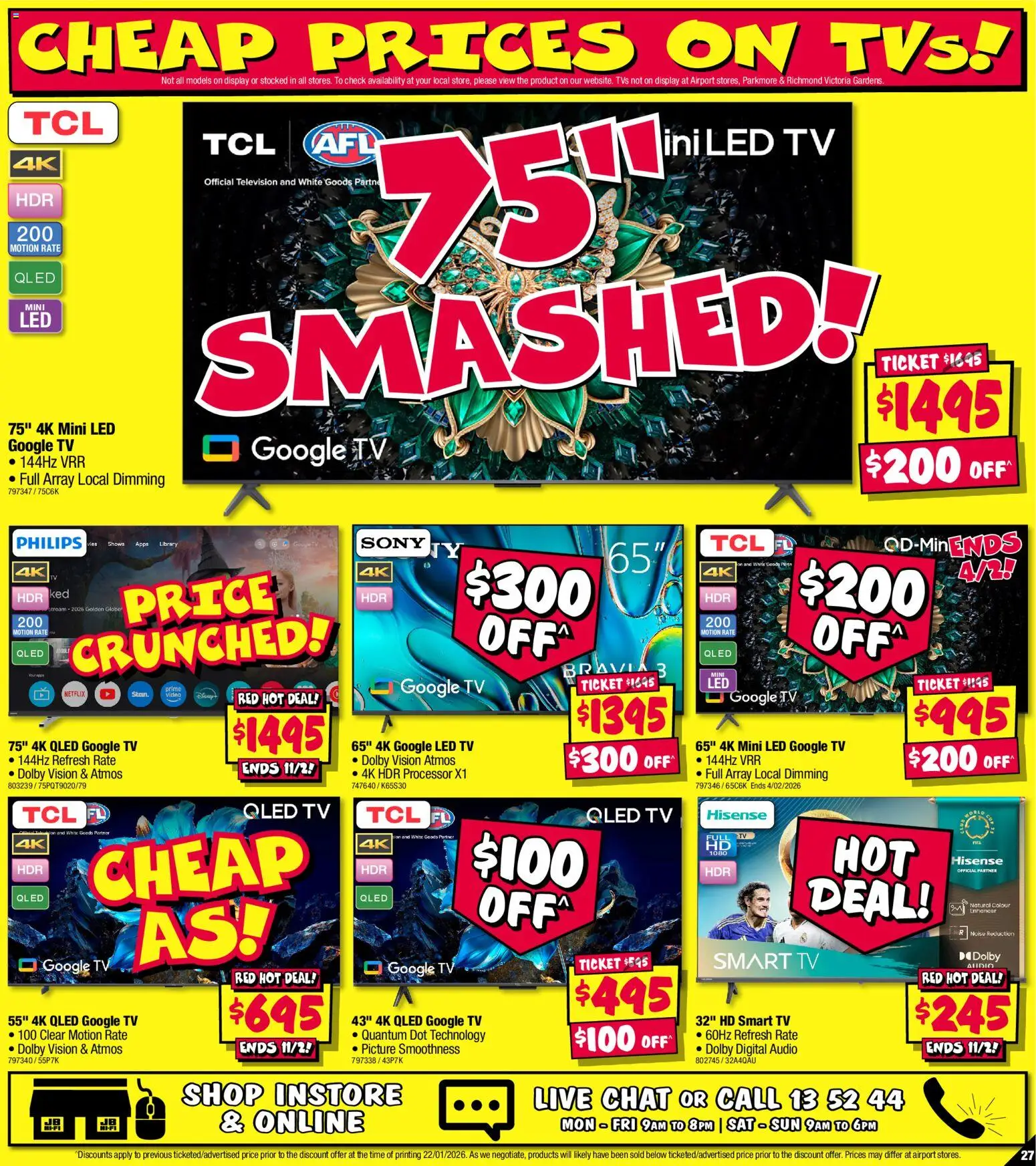 JB Hi-Fi catalogue - valid from 29.01.2026 | Page: 27 | Products: Tv, Television, Audio, Smart tv