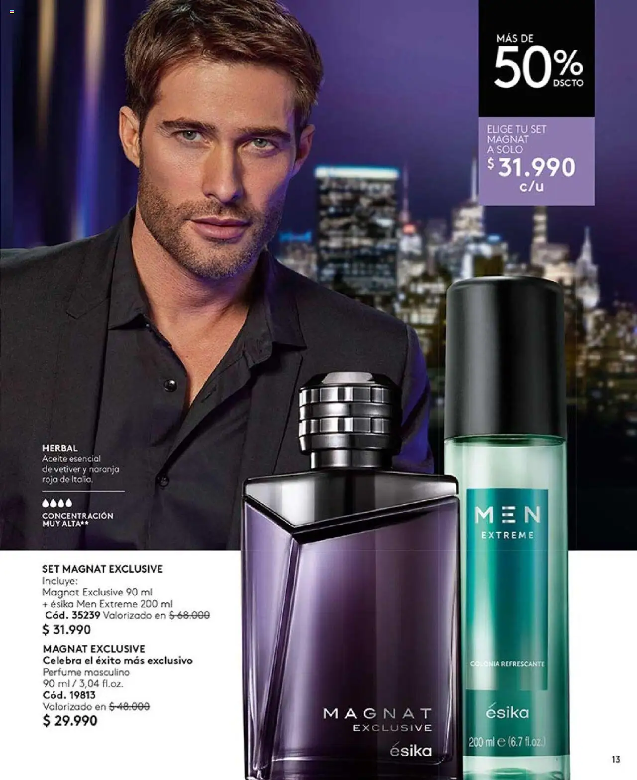 Catálogo Ésika Campaña 14 │ válido desde el 31.08.2025 | Página: 13 | Productos: Perfume, Aceite