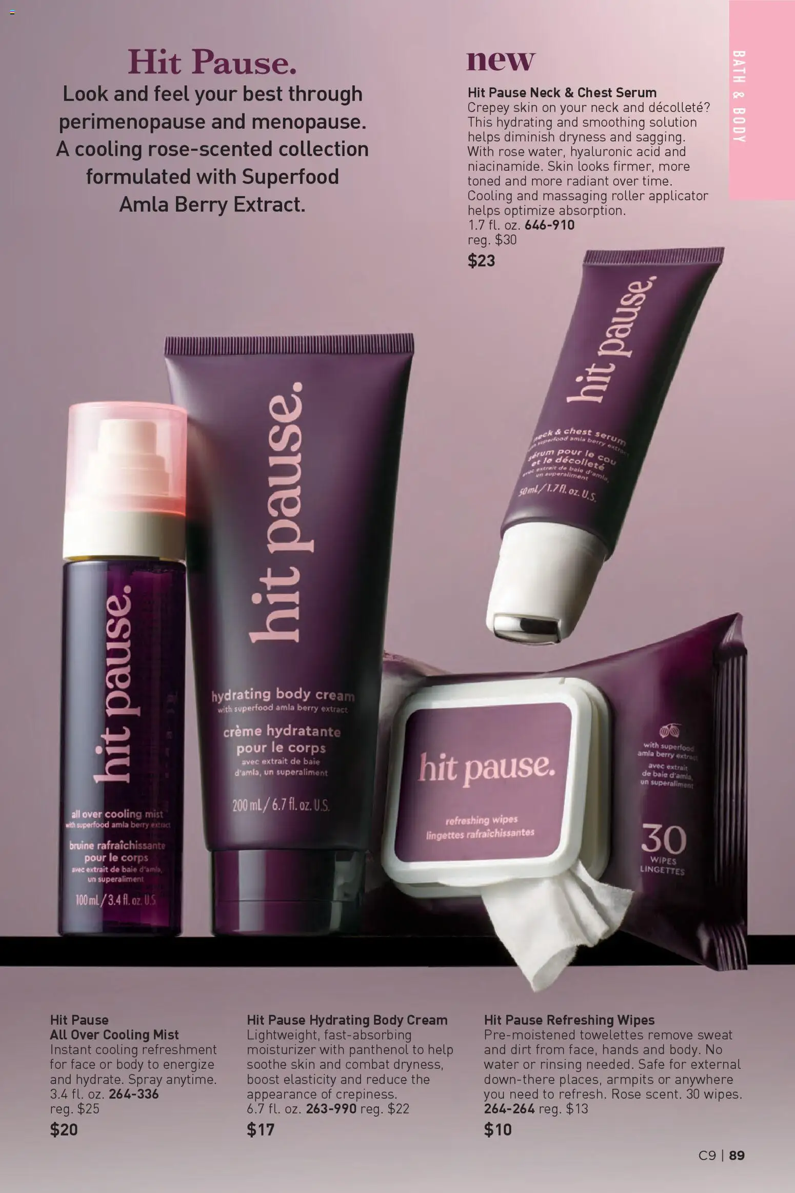 Avon Brochure - valid from 22.04.2026 | Page: 89 | Products: Safe, Body cream, Cream, Water
