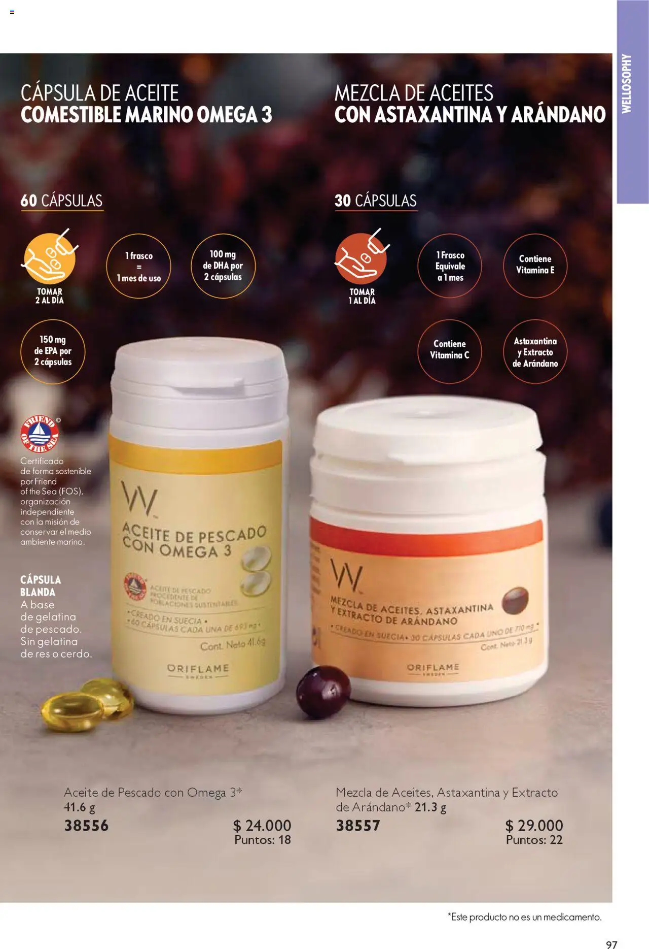 Oriflame - Catálogo │ válido desde el 13.09.2025 | Página: 97 | Productos: Base, Pescado, Aceite, Gelatina