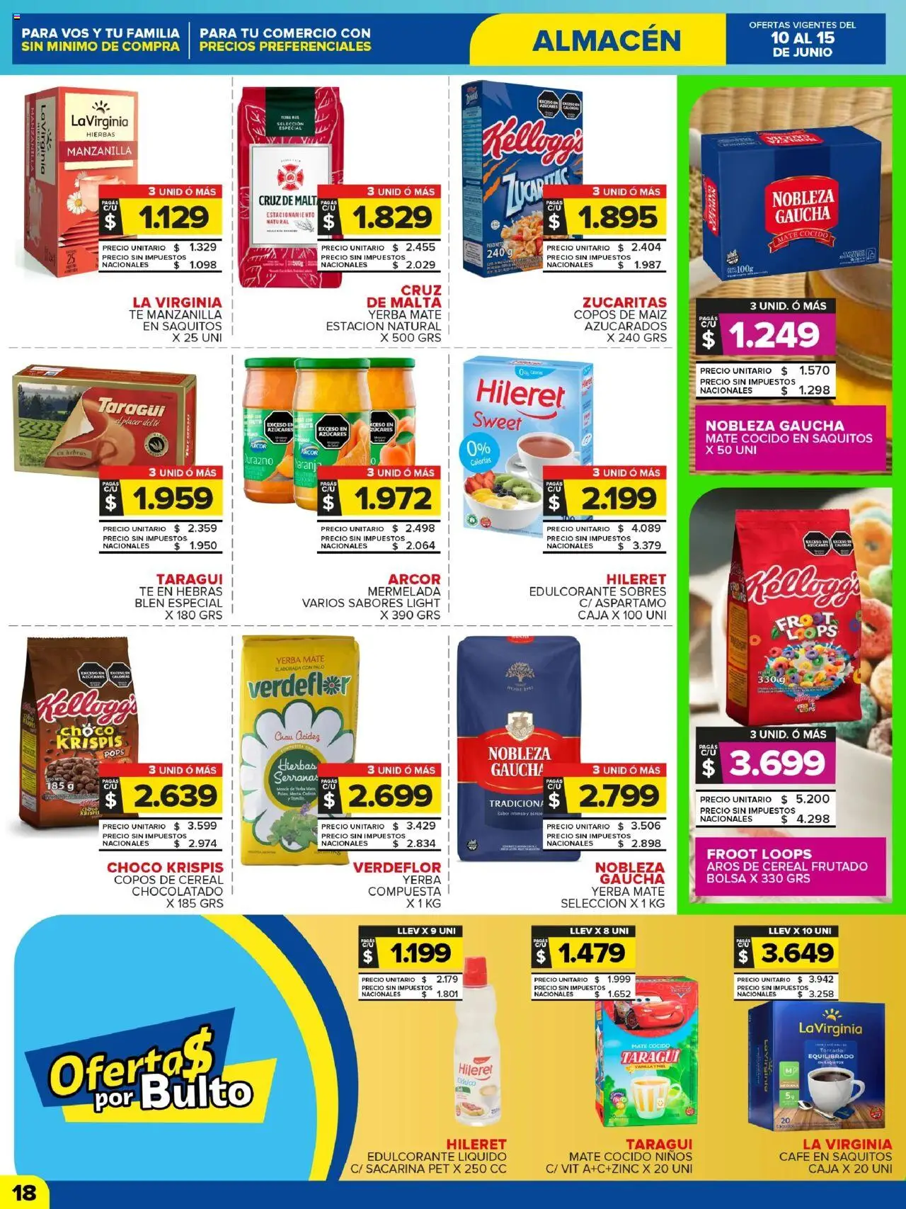 Carrefour Maxi catálogo │ válido desde el 10.06.2025 | Página: 18 | Productos: Copos, Mate, Yerba, Mermelada