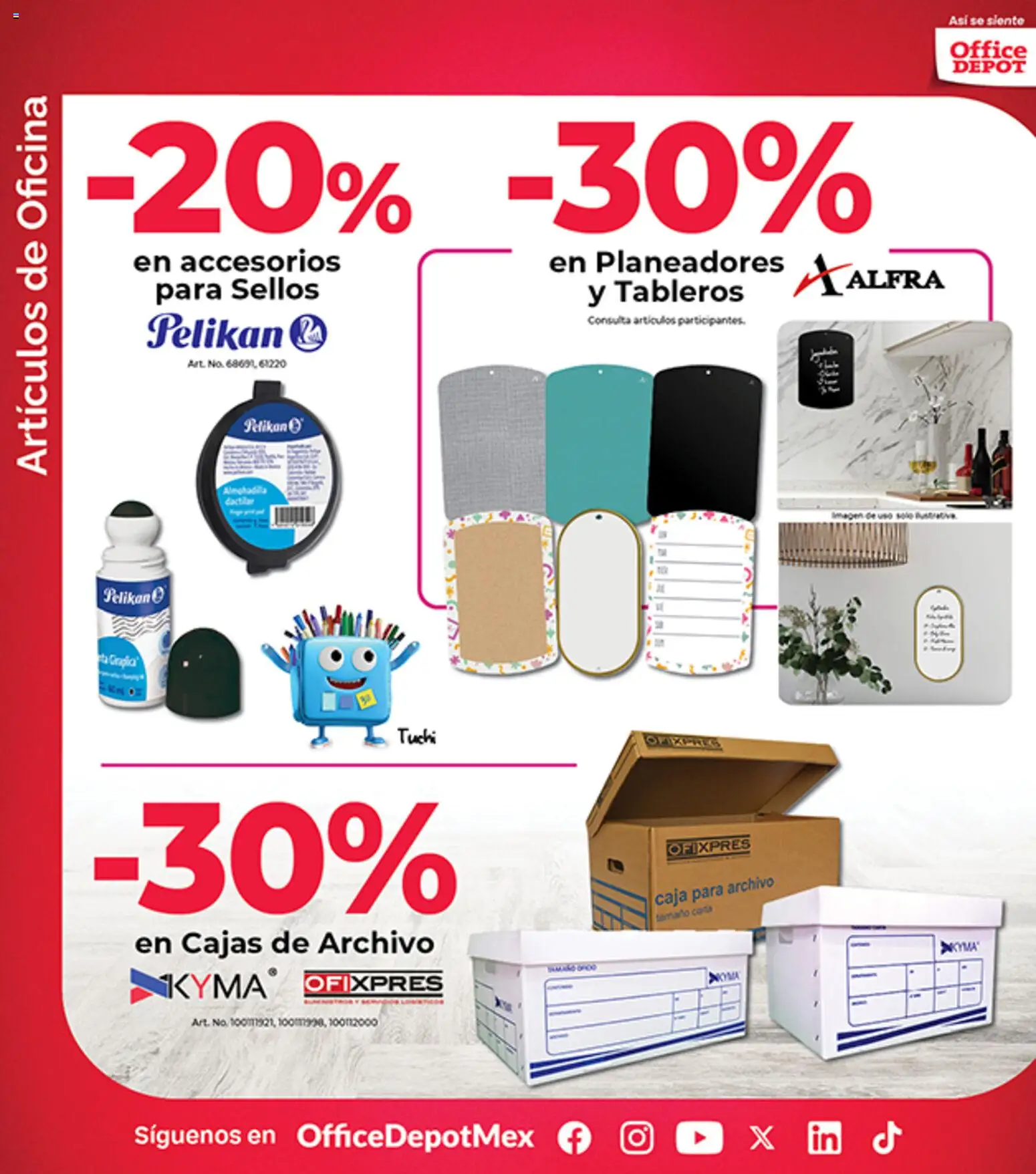 Nuevas ofertas de Office Depot válidas en toda la República Mexicana desde el 01.04.2026. ¡Encuentra las mejores ofertas en Office Depot catálogo! | Página: 4