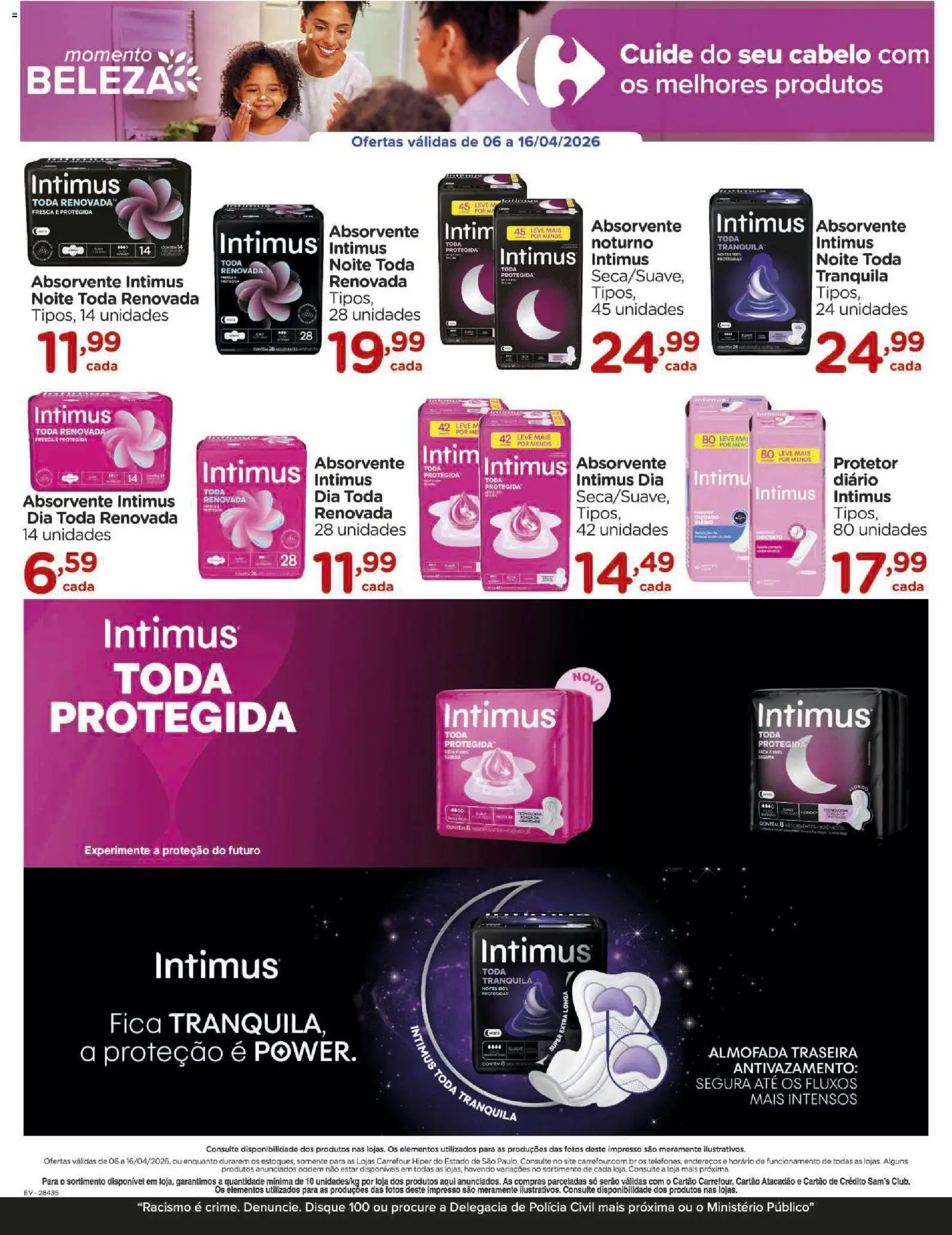 Carrefour Folheto - válido de 06.04.2026 | Página: 7 | Produtos: Almofada, Absorvente