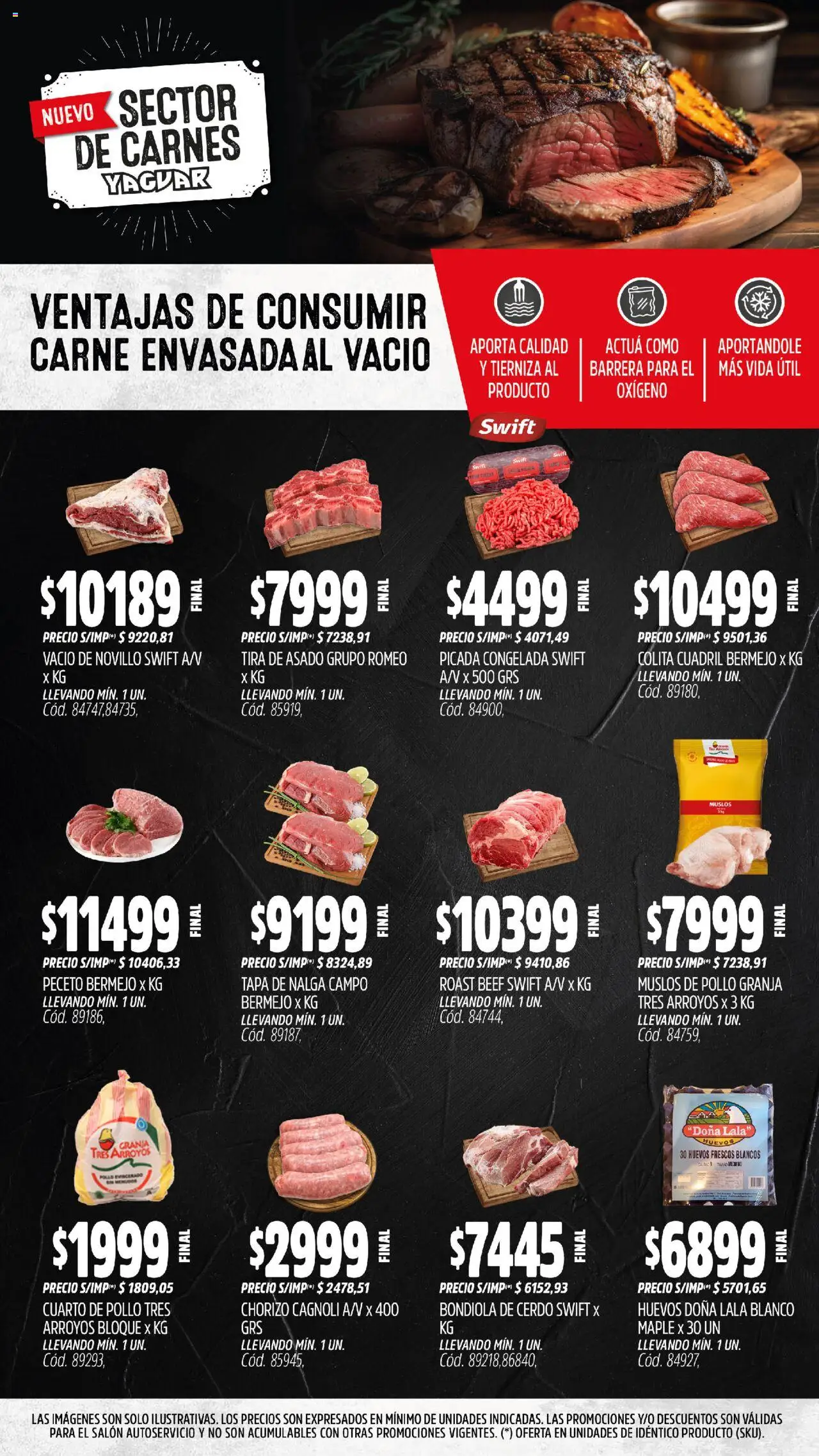 Yaguar - Parque Chacabuco │ válido desde el 20.10.2025 | Página: 5 | Productos: Pollo, Huevos, Chorizo, Cerdo