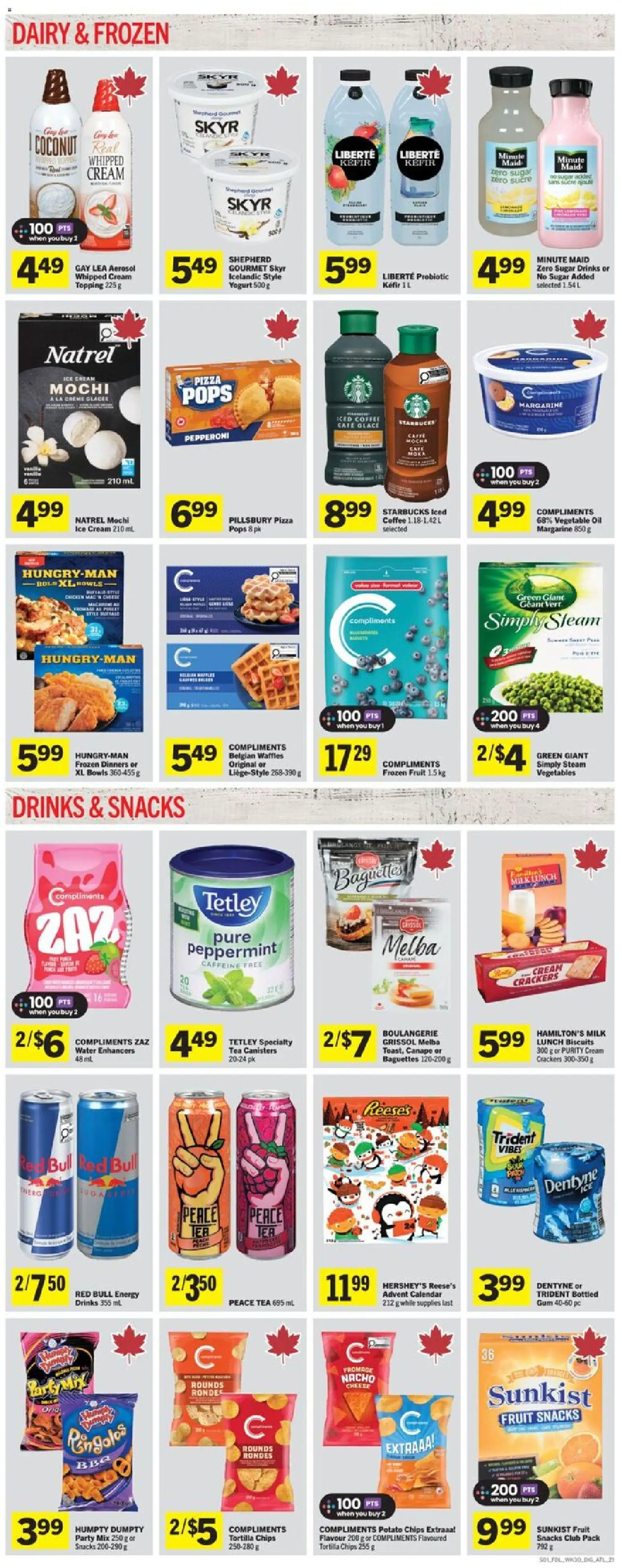 Foodland flyer valid from 20.11.2025 | Page: 7 | Products: Chips, Milk, Cheese, Coffee