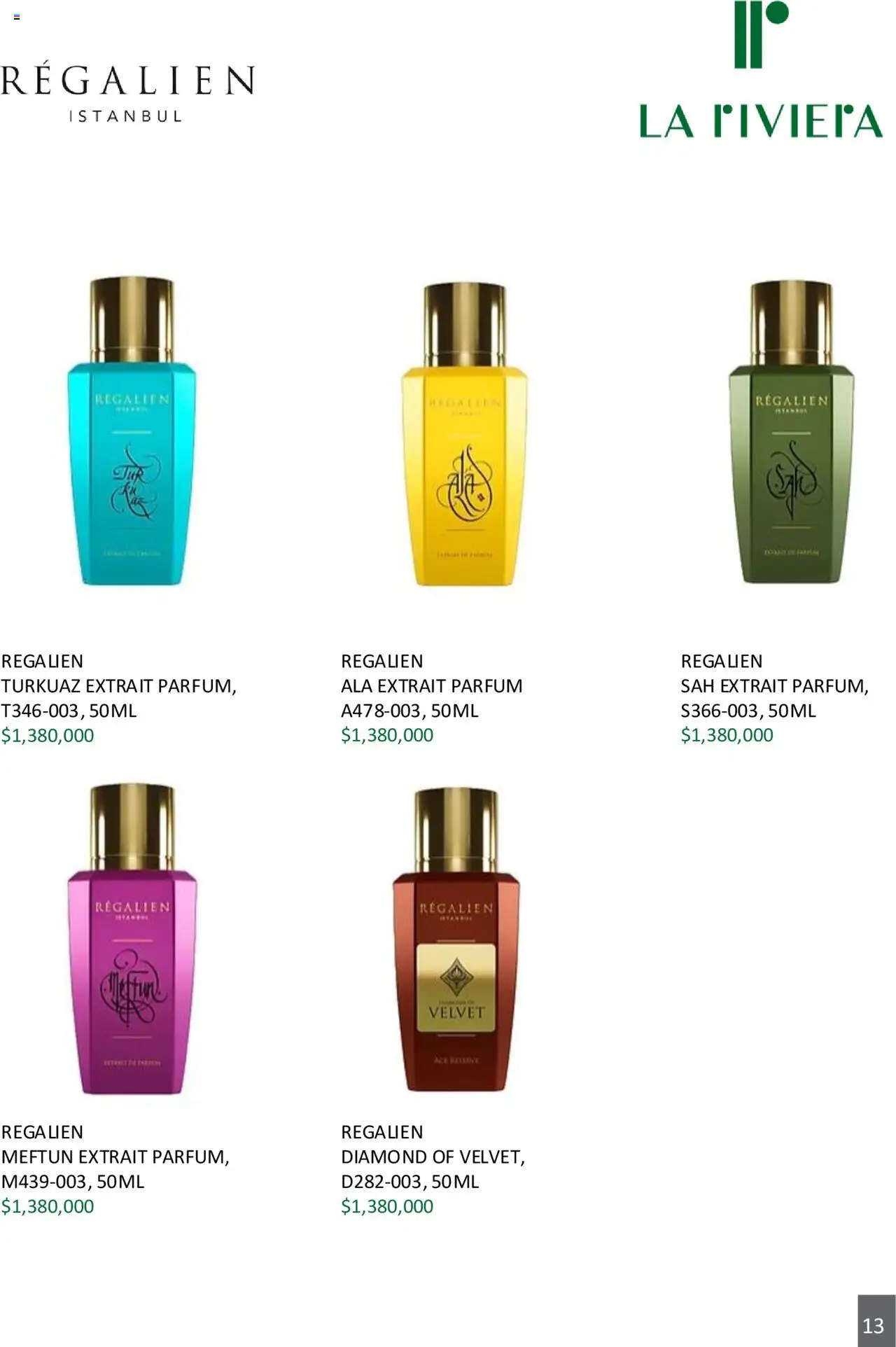 La riviera revista - valida desde el 01.10.2025 | Página: 13