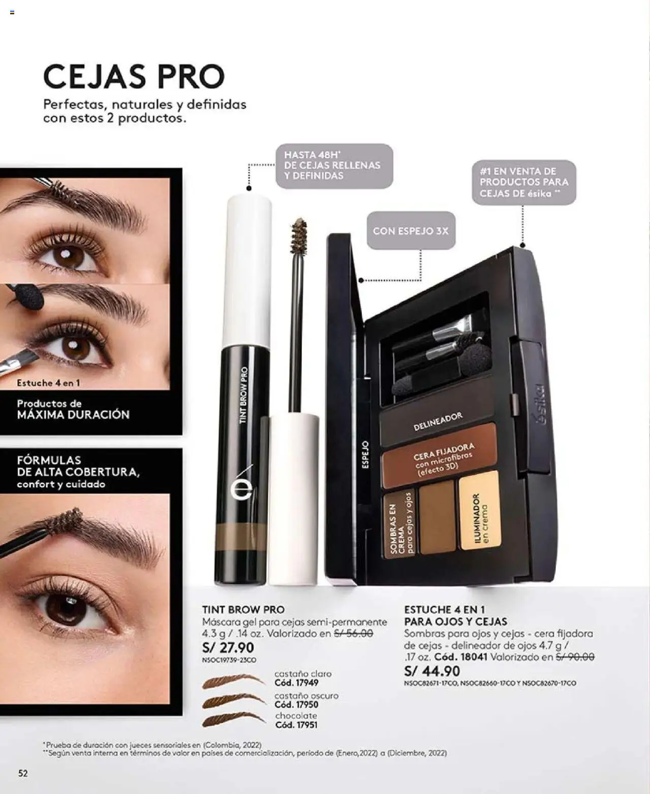 Catálogo Ésika válido desde 29.07.2025 | Página: 52 | Productos: Delineador de ojos, Delineador, Espejo, Crema
