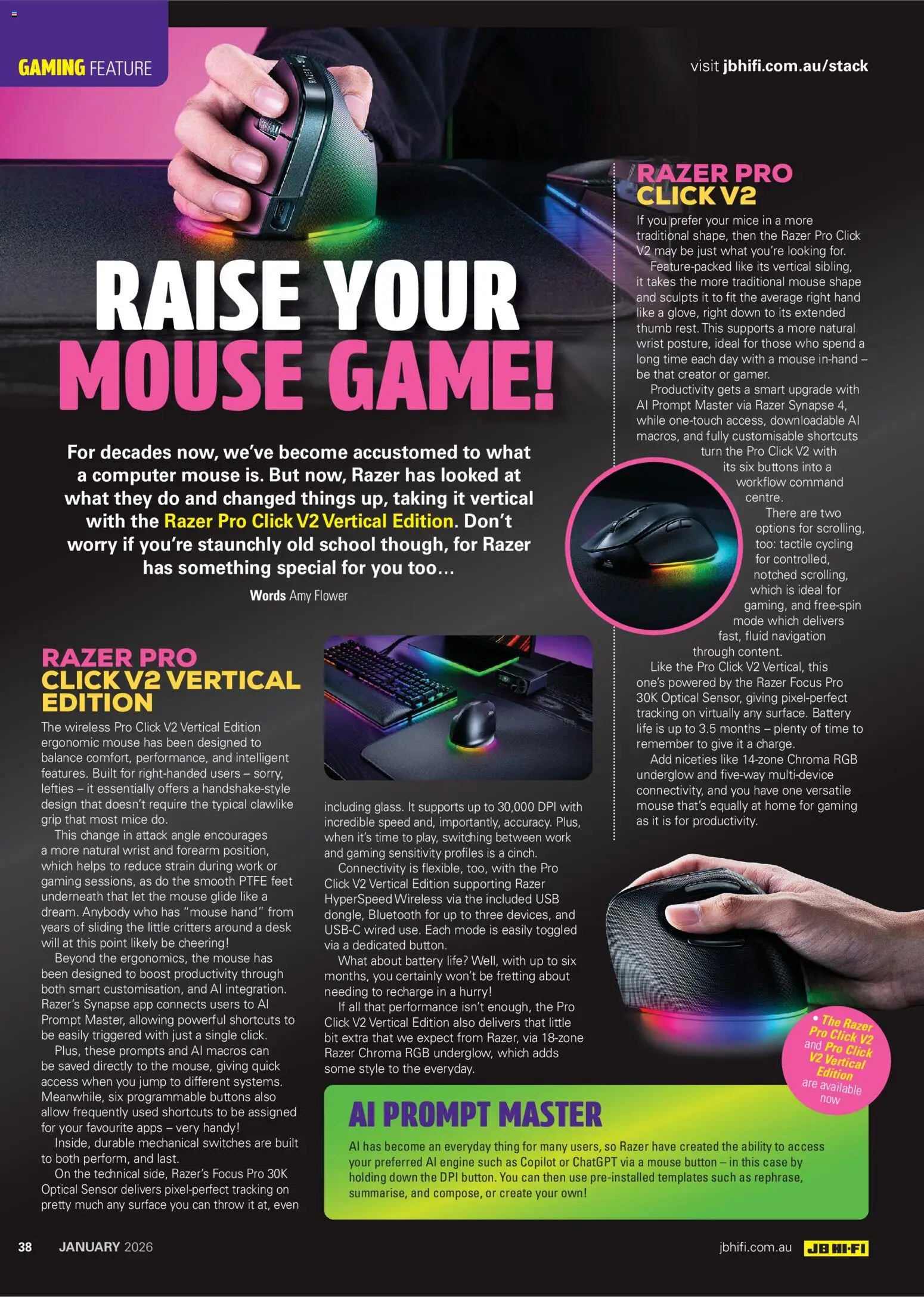 JB Hi-Fi catalogue - valid from 01.01.2026 | Page: 38 | Products: Battery, Mouse, Game, Usb