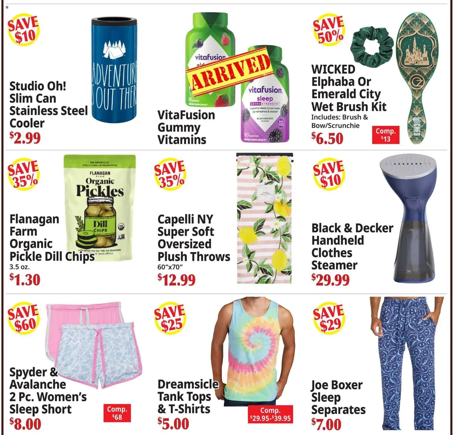 Ocean State Job Lot Attractions - valid from 22.01.2026 | Page: 2 | Products: Brush, Clothes, Dill, Steamer