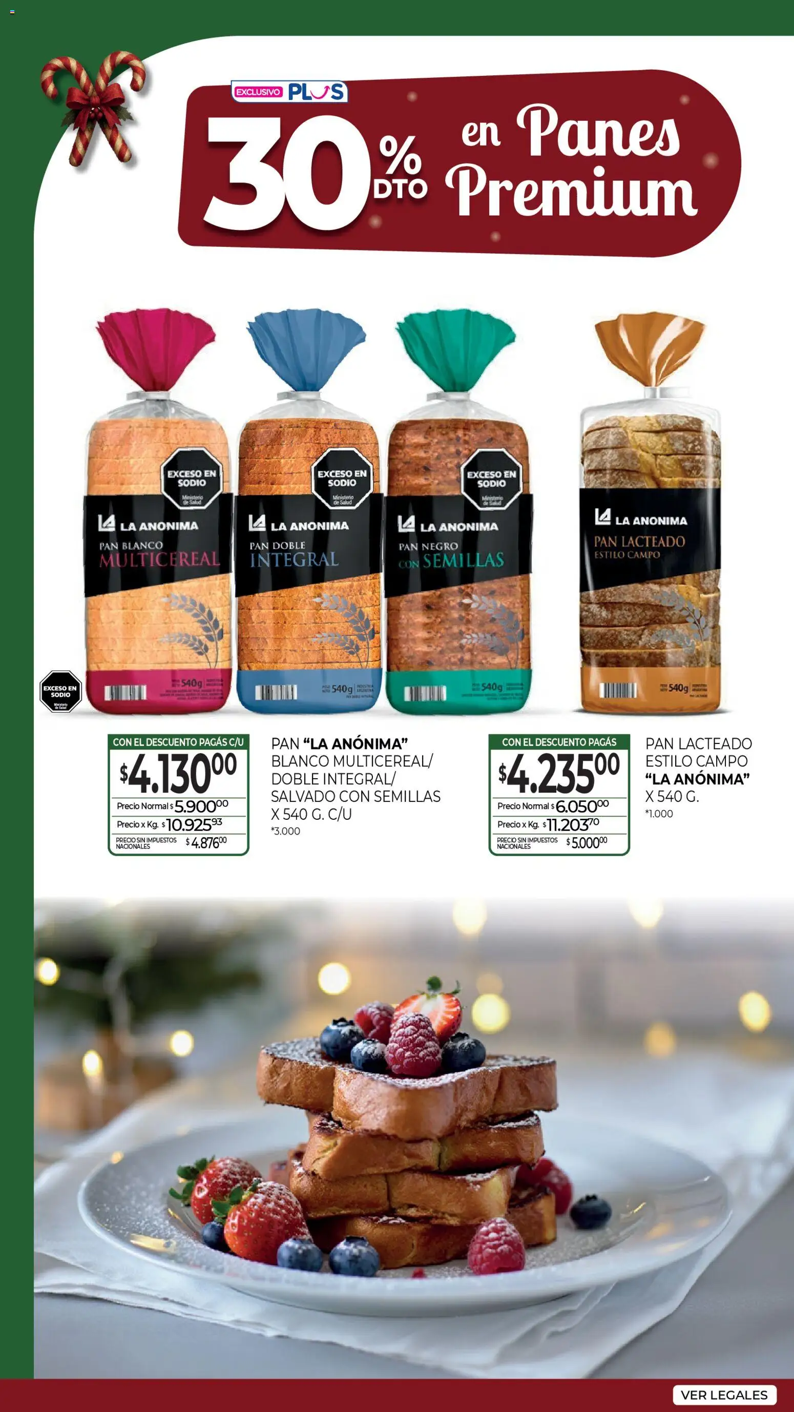 La Anonima Marca Propia Fiestas │ válido desde el 18.12.2025 | Página: 20 | Productos: Semillas, Pan