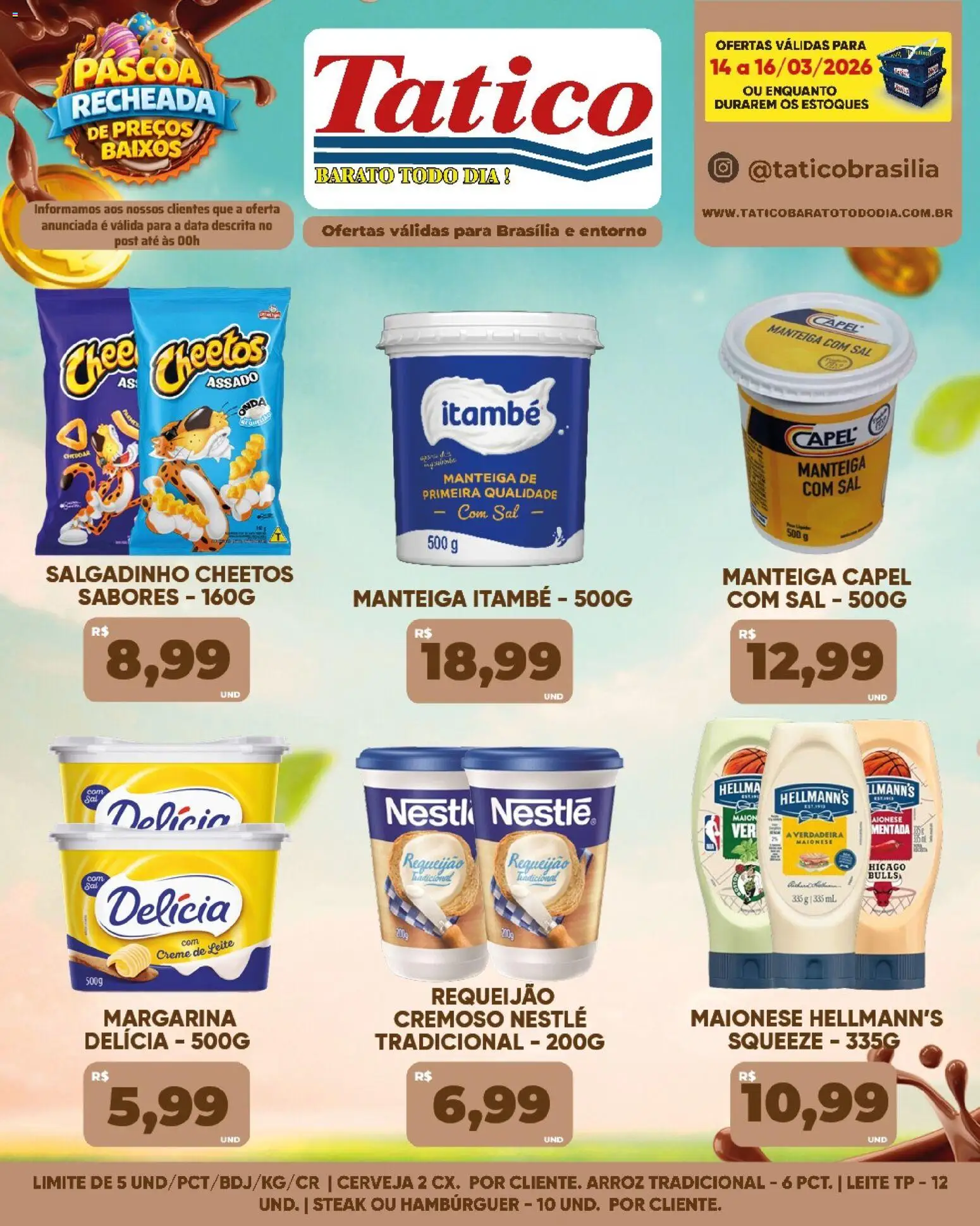 Tatico Folheto - válido de 17.03.2026 | Página: 37 | Produtos: Leite, Arroz, Maionese, Requeijão