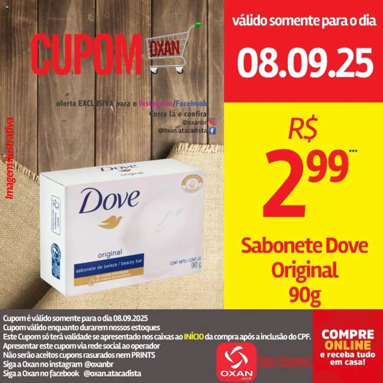 Oxan Atacadista Folheto - válido de 08.09.2025 | Página: 4 | Produtos: Creme, Sabonete, Dove