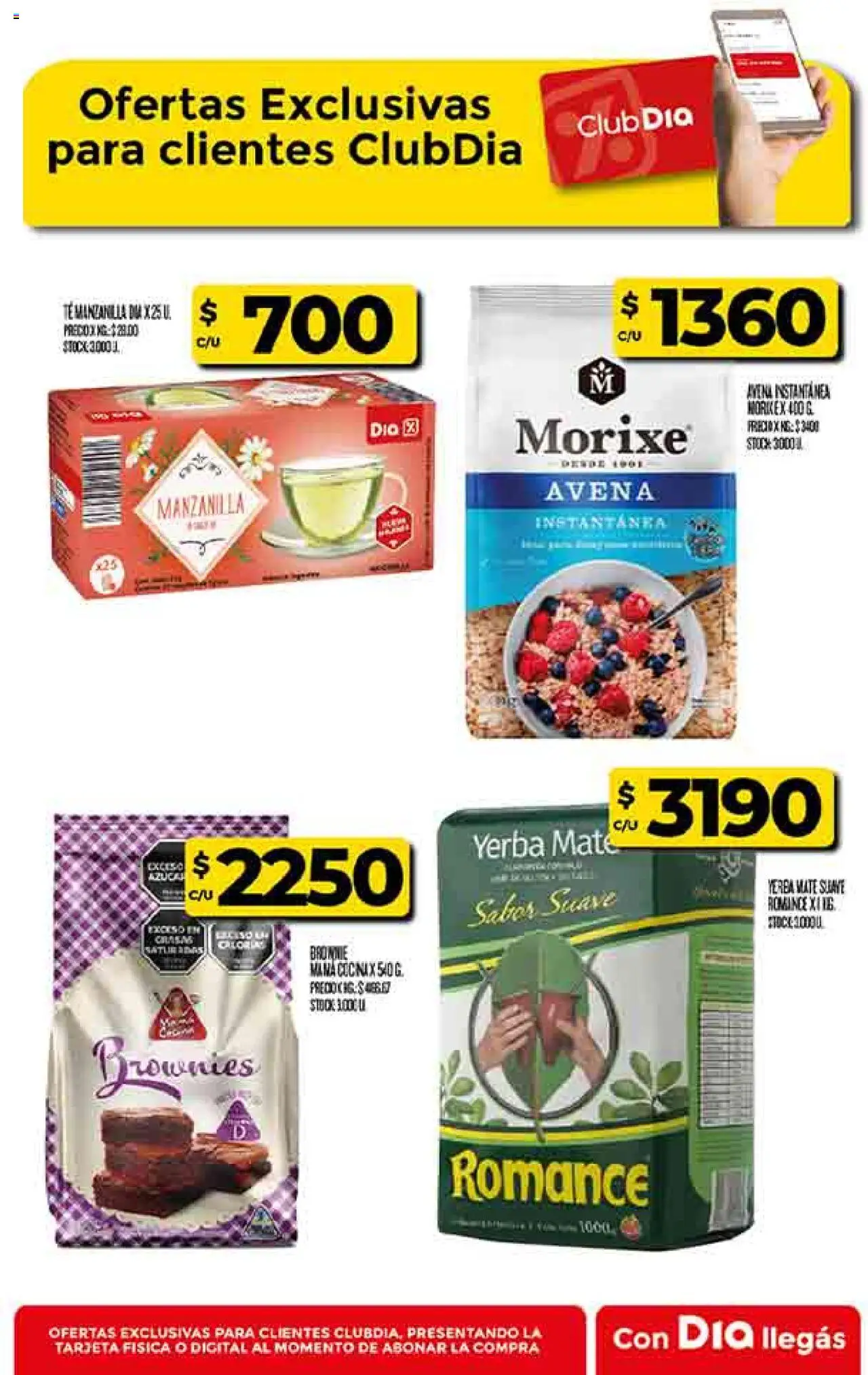 Supermercado DIA Ofertas - Salta y Jujuy │ válido desde el 30.07.2025 | Página: 45 | Productos: Mate, Azucar, Avena, Té