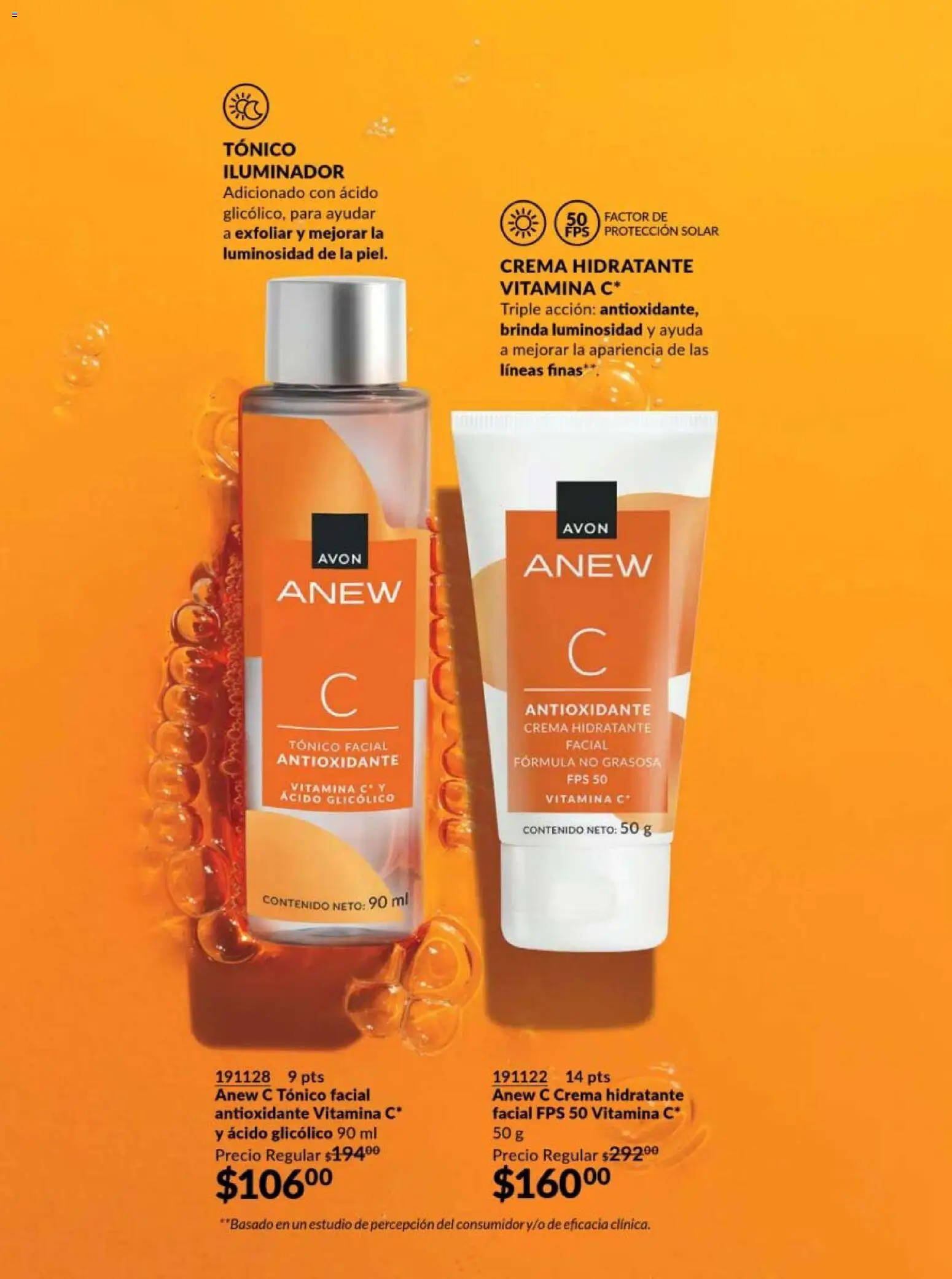 Nuevas ofertas de AVON válidas en toda la República Mexicana desde el 13.03.2026. ¡Encuentra las mejores ofertas en AVON campaña 5 2026! | Página: 125 | Productos: Iluminador, Crema, Toner