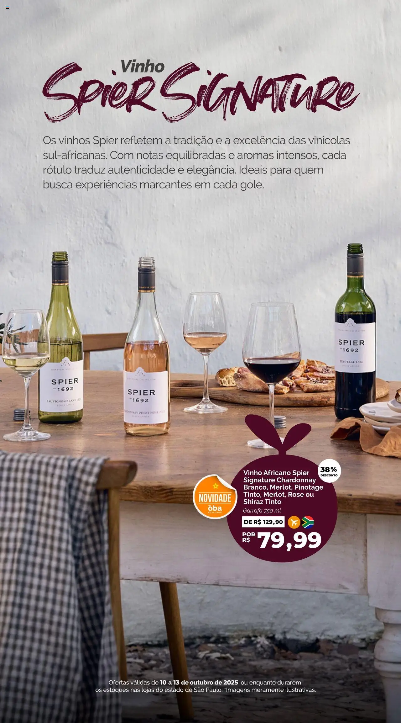 Oba Hortifruti Folheto - válido de 10.10.2025 | Página: 3 | Produtos: Vinho