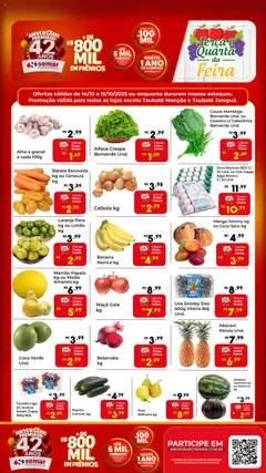 Semar Supermercado - Ofertas Feira - Pré-Visualização do folheto da loja Semar Supermercado, válido de 14.10.2025 | Página: 1