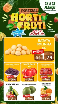 Estrela Azul ofertas Hortifruti - Pré-Visualização do folheto da loja Estrela Azul, válido de 12.03.2026