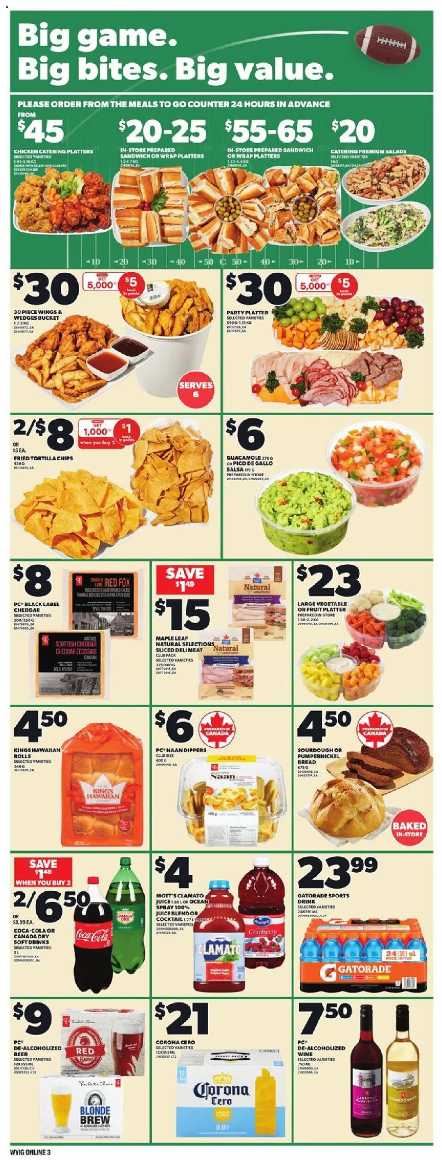 Loblaws flyer valid from 13.11.2025 | Page: 10 | Products: Chips, Bread, Beer, Chicken