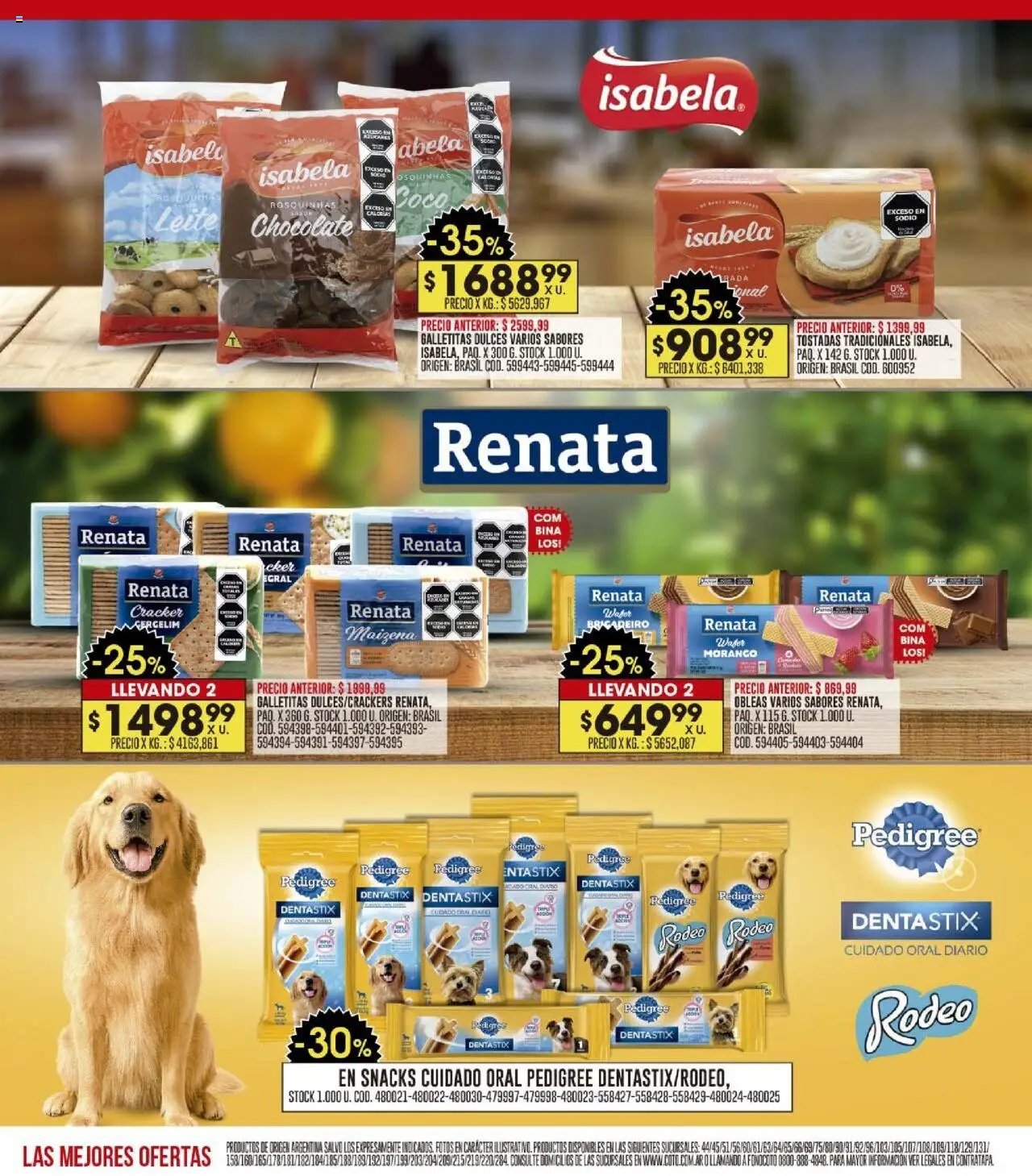 Coto - Ofertas │ válido desde el 22.09.2025 | Página: 12 | Productos: Galletitas, Chocolate