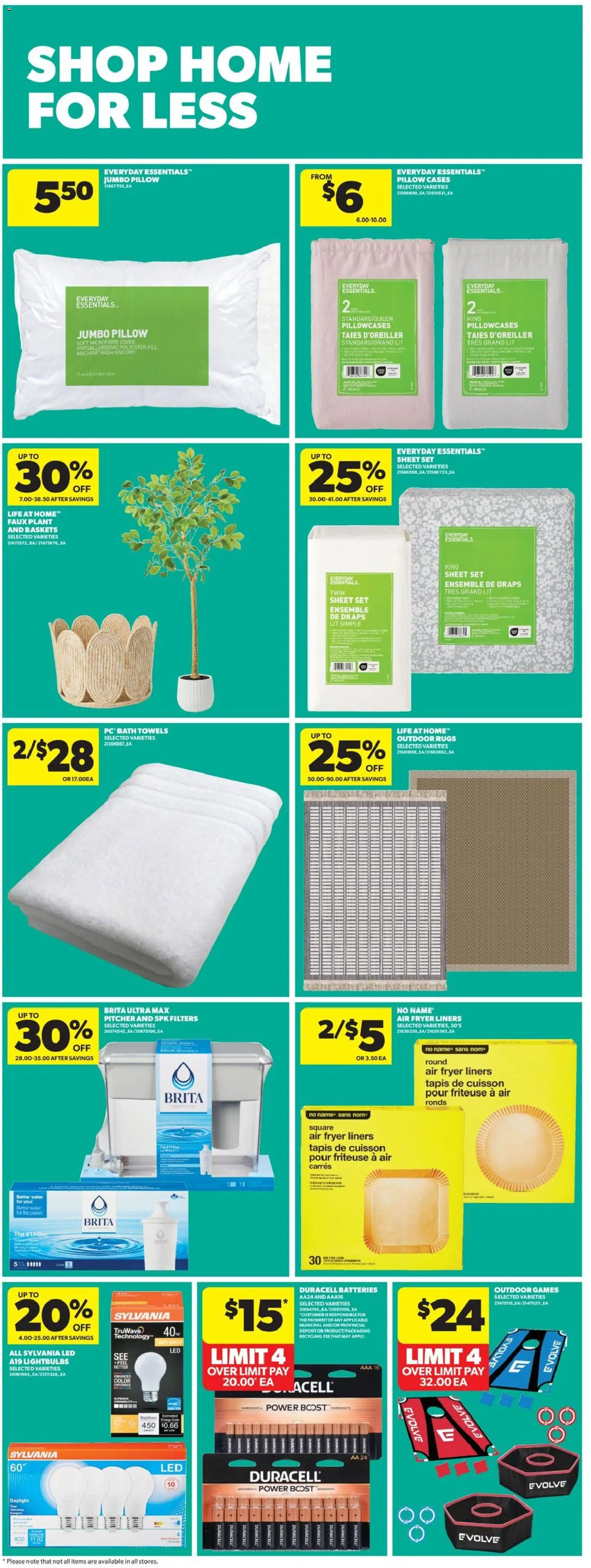 Real Canadian Superstore flyer valid from 19.03.2026 | Page: 35 | Products: Fryer, Pillow, Bath