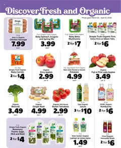 Preview of Harris Teeter weekly ads valid from 25.03.2026 | Page: 4 | Products: Tomatoes, Potatoes, Lemon, Lime