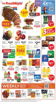 Preview of Fred Meyer weekly ads valid from 08.04.2026